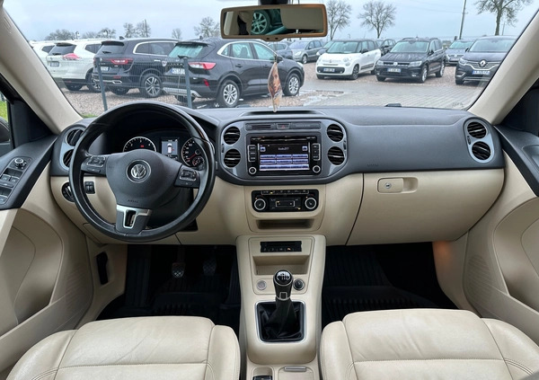 Volkswagen Tiguan cena 52900 przebieg: 184000, rok produkcji 2013 z Zawiercie małe 596